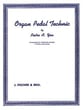 Organ Pedal Technic Organ sheet music cover